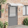 Vidaxl deurluifel 150x100 cm polycarbonaat grijs