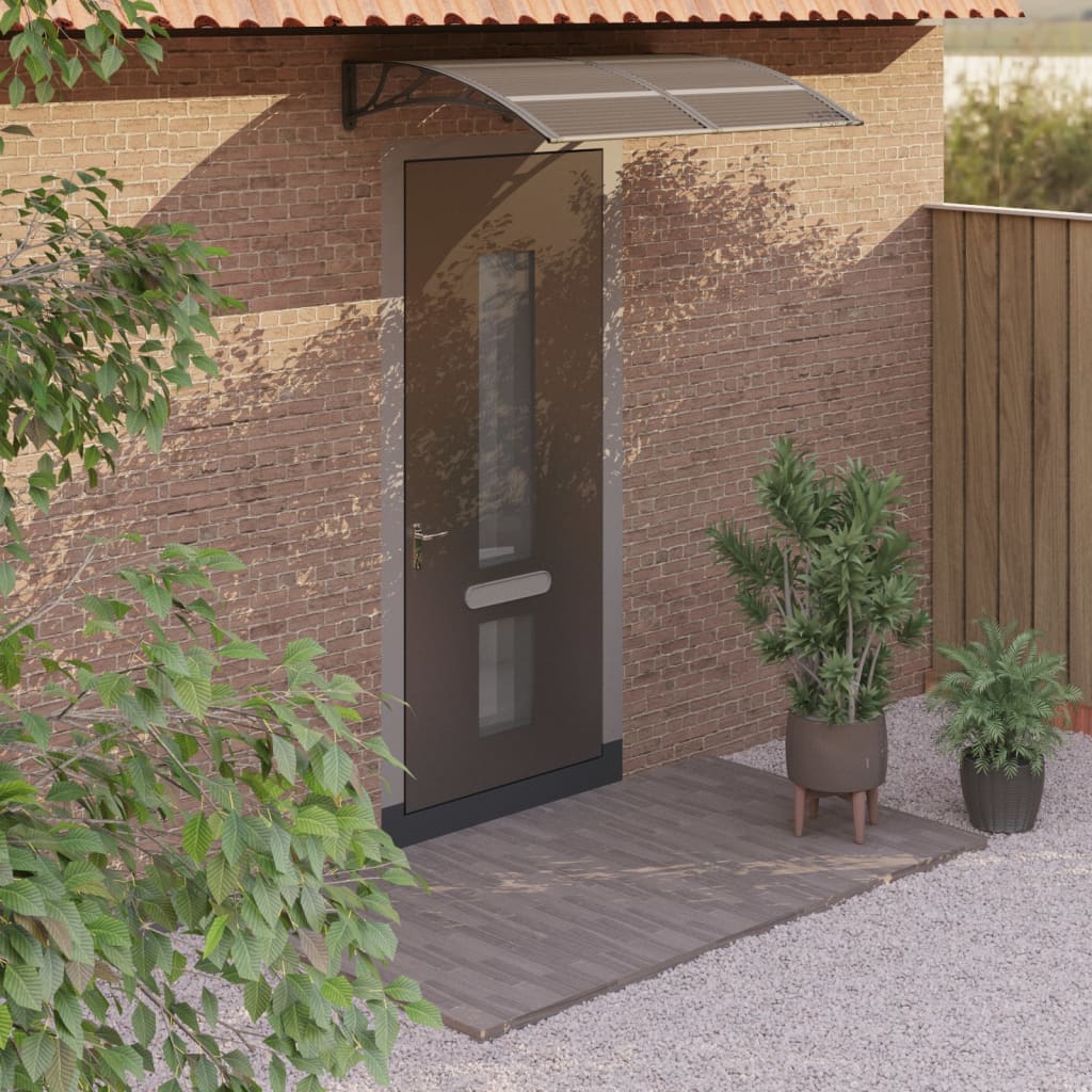 Vidaxl Door Tool 150x100 cm de policarbonato negro