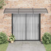 Vidaxl deurluifel 300x100 cm polycarbonaat zwart