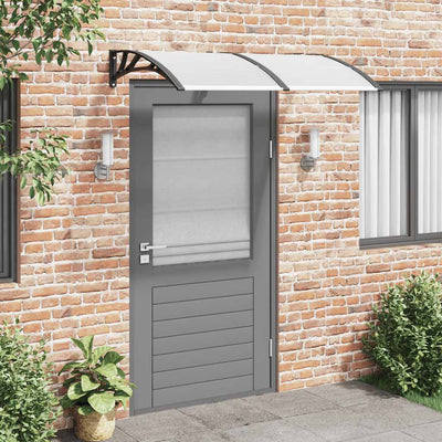 Vidaxl Port Canopy 150x75 cm in policarbonato nero e trasparente