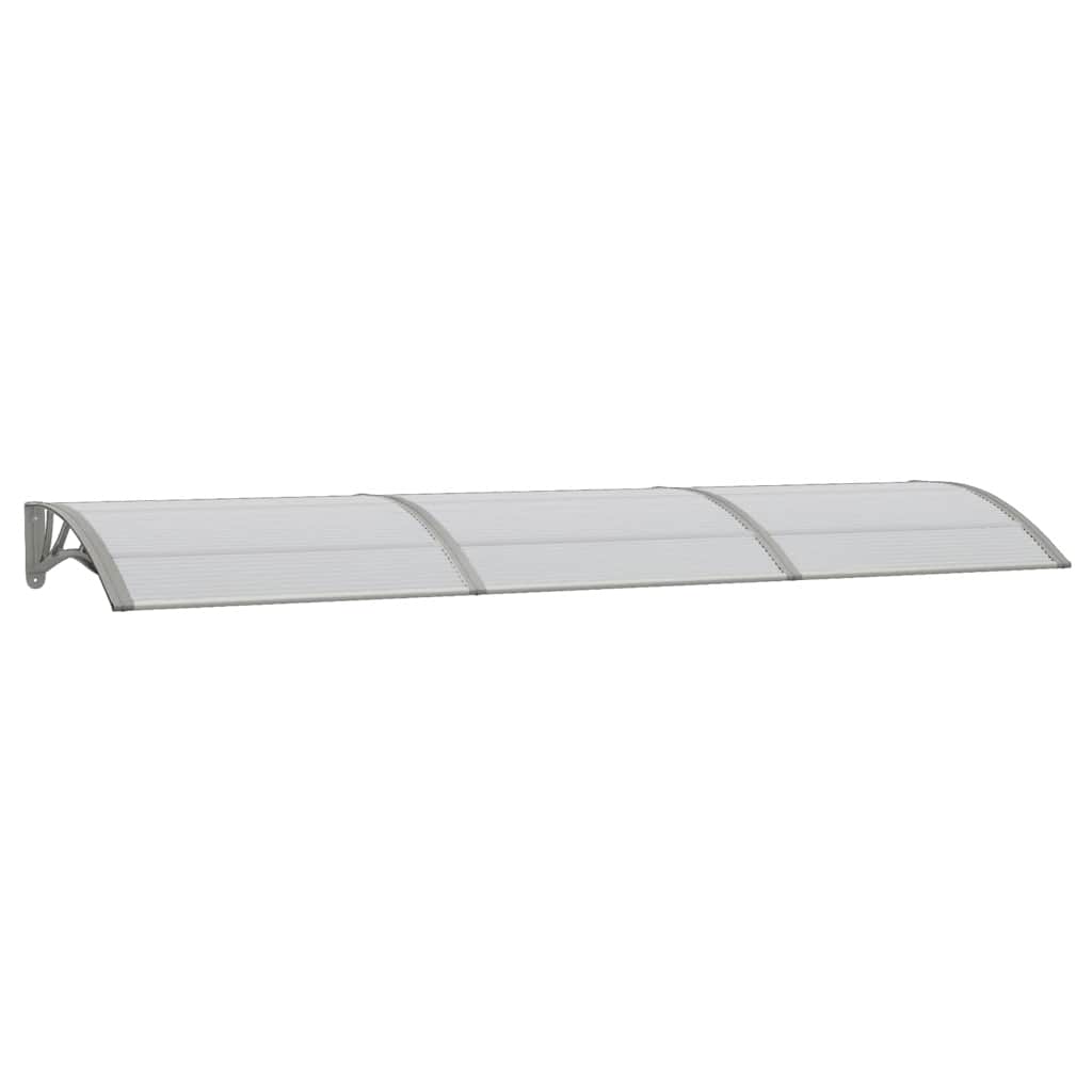 Vidaxl deurluifel 300x75 cm polycarbonaat grijs
