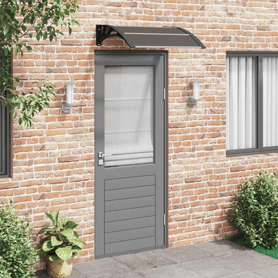 Vidaxl Port Canopy 80x75 cm Policarbonato nero
