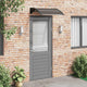Vidaxl Port Canopy 80x75 cm Policarbonato nero