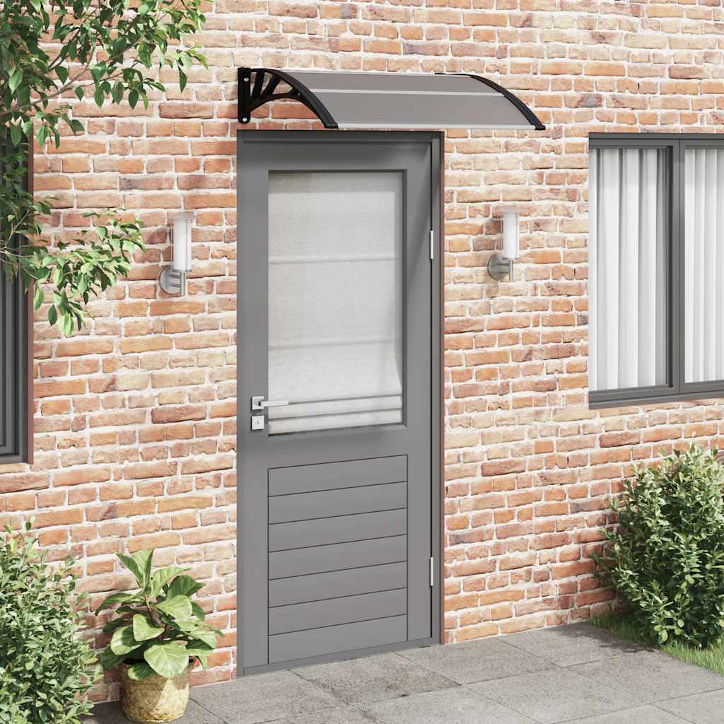 Vidaxl Port Canopy 100x75 cm Policarbonato nero
