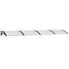 Vidaxl Door Canopy 350x75 cm Policarbonato Negro y transparente