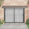 Vidaxl Door Canopy 350x75 cm Policarbonato Negro y transparente