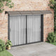 Vidaxl Port Canopy 350x75 cm in policarbonato nero e trasparente