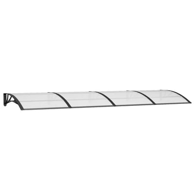 Vidaxl Port Canopy 350x100 cm in policarbonato nero