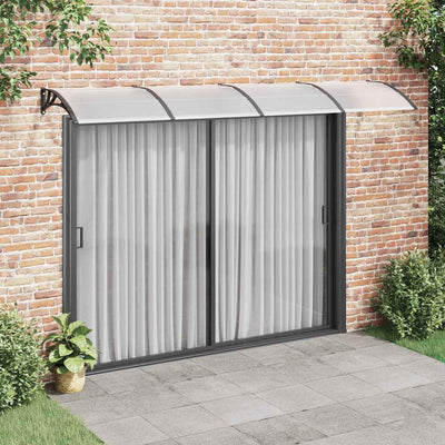 Vidaxl Port Canopy 350x100 cm in policarbonato nero