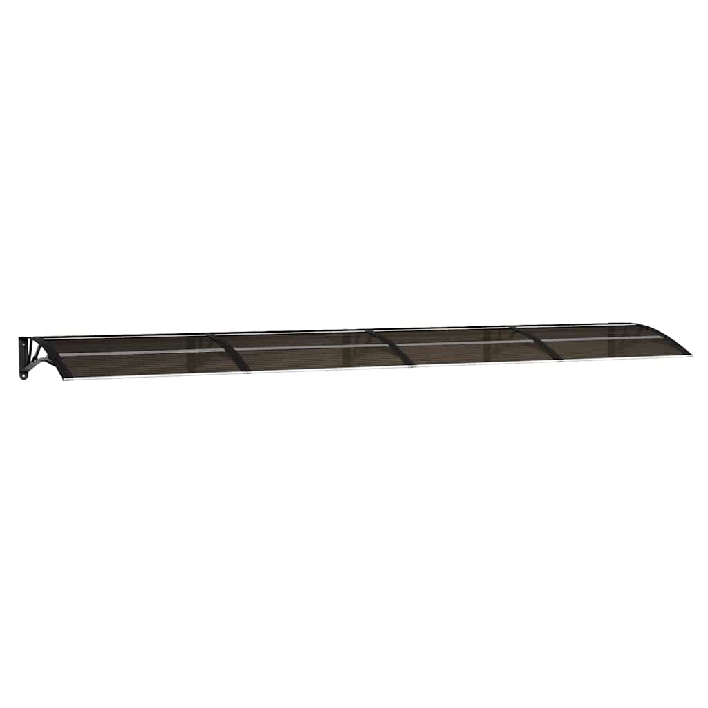 Vidaxl Port Canopy 400x75 cm Policarbonato nero