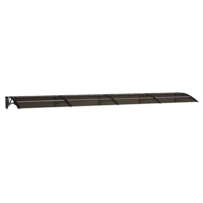Vidaxl Port Canopy 400x75 cm Policarbonato nero