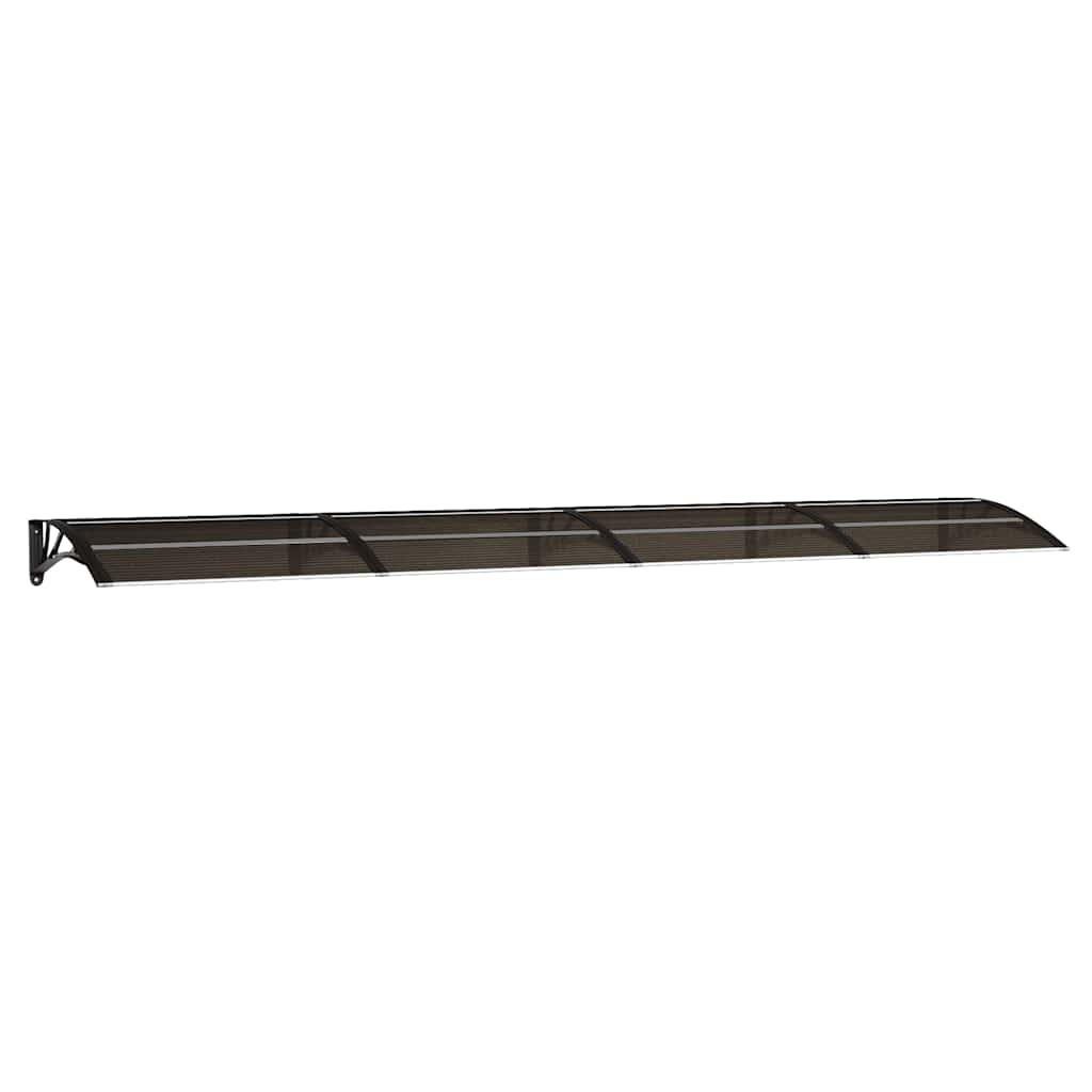 Vidaxl Port Canopy 400x75 cm Policarbonato nero