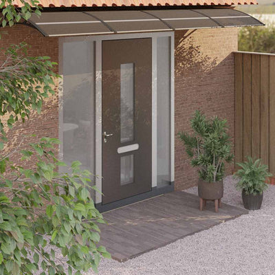 Vidaxl Port Canopy 400x75 cm Policarbonato nero