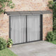 Vidaxl Port Canopy 400x75 cm Policarbonato nero