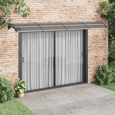 Vidaxl Port Canopy 400x100 cm Policarbonato nero