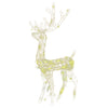 Vidaxl Decoraciones navideñas Reno 3 PCS 120 cm Acrílico Cálido White