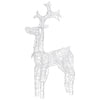Vidaxl Decoraciones navideñas Reindee 3 PCS 60x16x100 cm acrílico