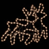 VidaXL Kerstfiguur rendier met LED's 2 st 57x55x4,5 cm warmwit