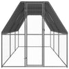 Vidaxl Buitenhok para pollos 2x6x2 M Galvanized Steel