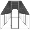 Vidaxl Buitenhok per polli 2x12x2 m Acciaio zincato
