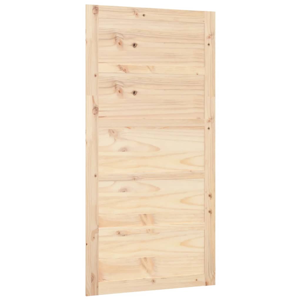 Porta scorrevole Vidaxl 100x1.8x204.5 pino solido