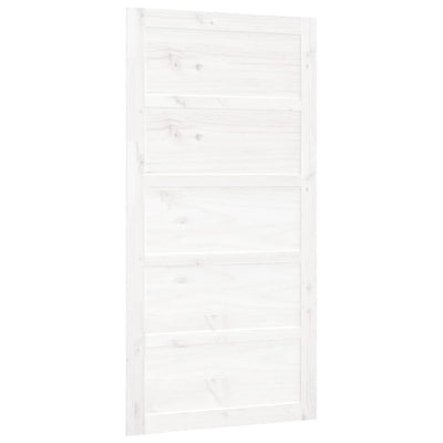 VidaXL Schuifdeur 100x1,8x204,5 cm massief grenenhout wit