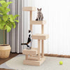 Vidaxl kattenmeubel 45,5x49x103 cm massief grenenhout
