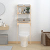 Rack per toilette Vidaxl 63.5x32x179 cm pino solido