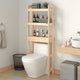Rack per toilette Vidaxl 63x26x171 cm pino solido