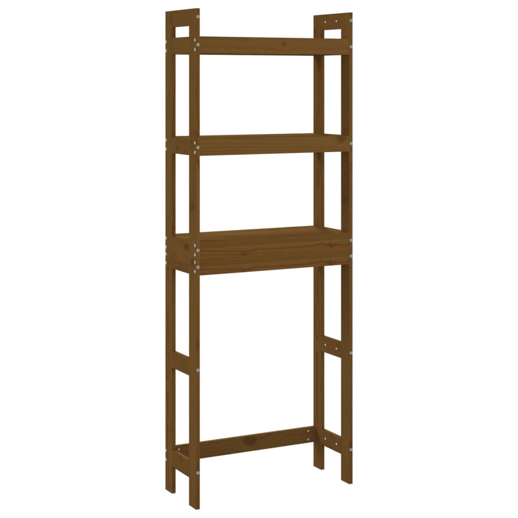 Vidaxl Rack 63x26x171 cm de pino sólido marrón