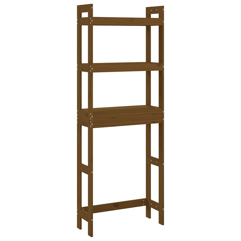 Vidaxl Rack 63x26x171 cm de pino sólido marrón
