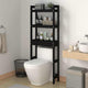 Vidaxl Rack 63x26x171 cm Pino sólido Negro