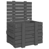 Vidaxl Box de almacenamiento 58x40.5x42 cm de pino sólido