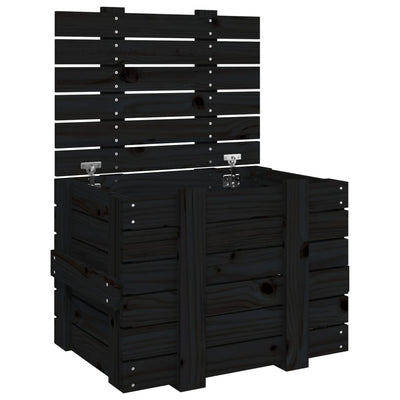 Casella di archiviazione Vidaxl 58x40.5x42 cm in legno di pino solido