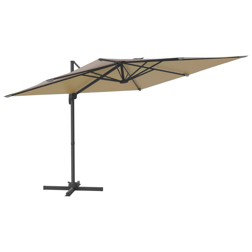 Parasol flotante Vidaxl con polo de aluminio 400x300 cm Tope