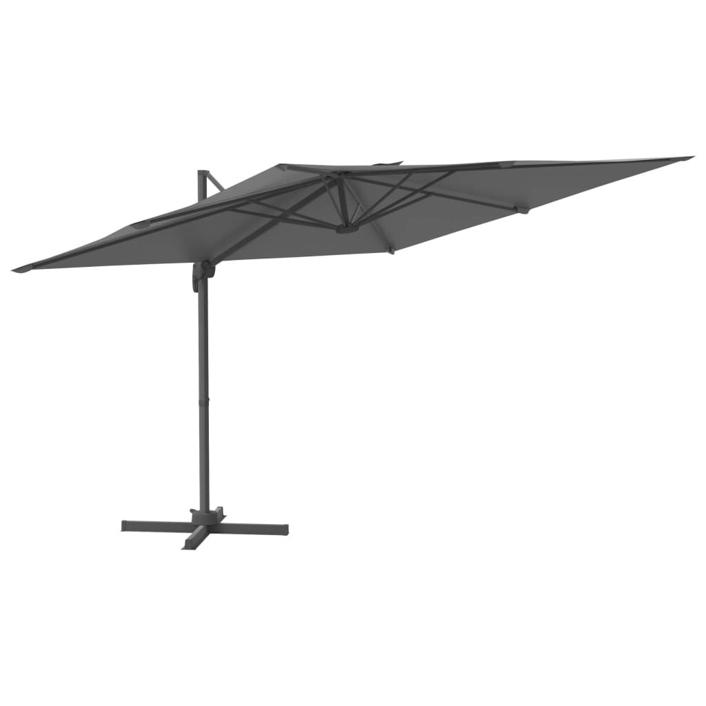 Vidaxl PARASOL galleggiante con illuminazione a LED 400x300 cm color antracite