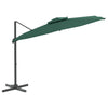 Parasol flotante de Vidaxl con doble top 400x300 cm verde