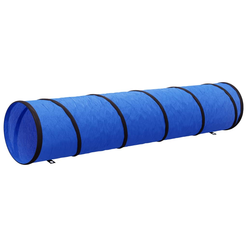 Tunnel di cani Vidaxl Ø 40 x 200 cm poliestere blu