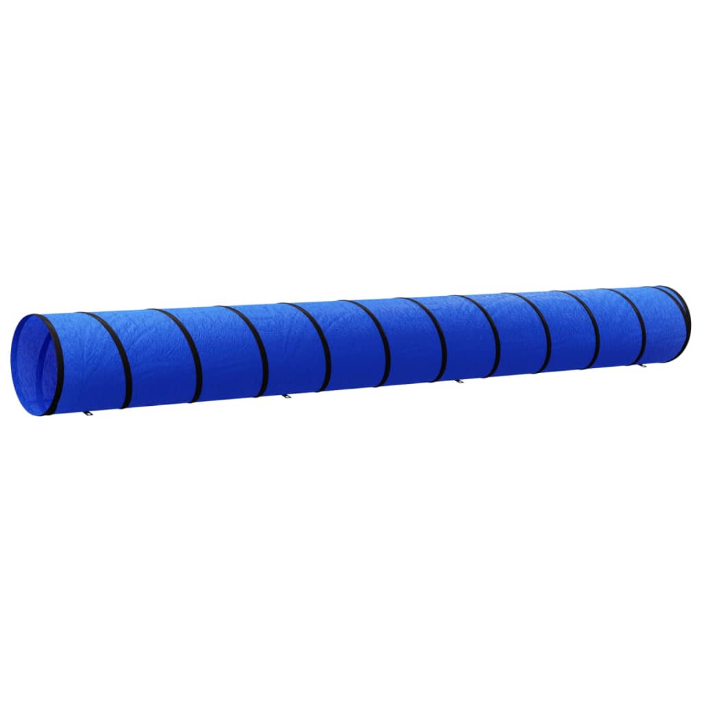 Tunnel di cani Vidaxl Ø 55x500 cm Polyester Blue