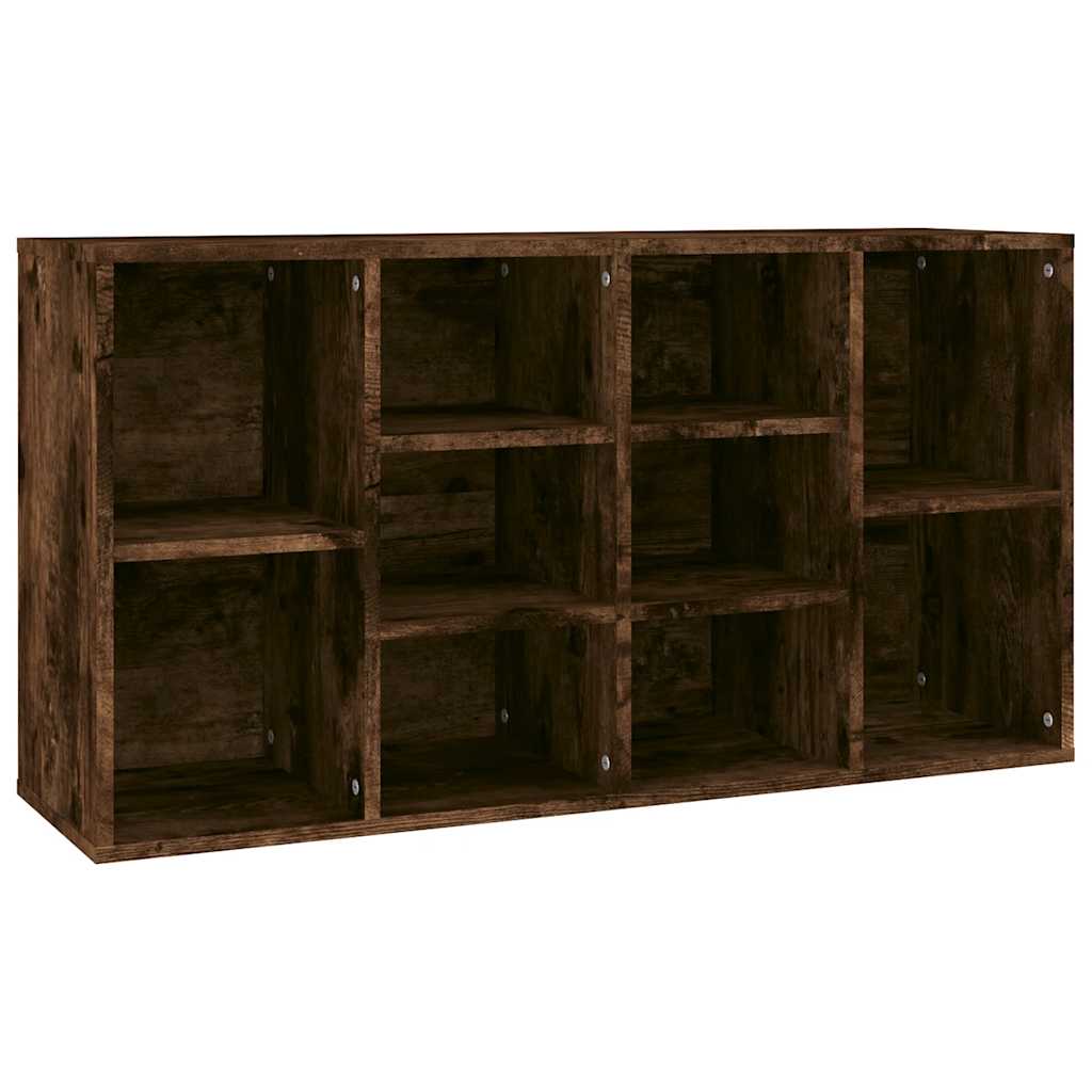 Panca per scarpe Vidaxx 103x30x55 cm legno lavorato, rovere affumicato