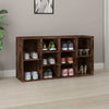 Panca per scarpe Vidaxx 103x30x55 cm legno lavorato, rovere affumicato