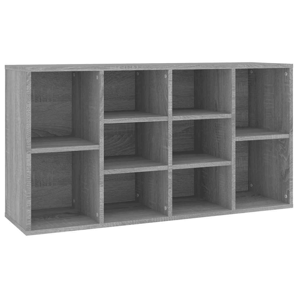 Vidaxx banco zapatero 103x30x55 cm madera contrachapada roble sonoma gris