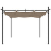 Vidaxl pergola met uitschuifbaar dak 295x292x230 taupe