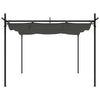 Vidaxl pergola con tetto estensibile 295x292x230 antracite -colorato