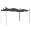 Pérgola VidaXL con techo extensible 395x292x230 antracita