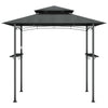 VIDAXL BARBECUE COPERCHIO 240x150x243 cm in acciaio antracite color antracite