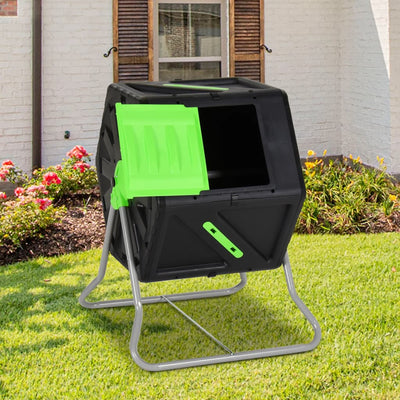Tambor de compostaje de Vidaxl 105 L 60x58x74 cm Polipropeno