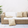 Vidaxl Bank Cushions 4 ST 40x40 cm Fabric beige