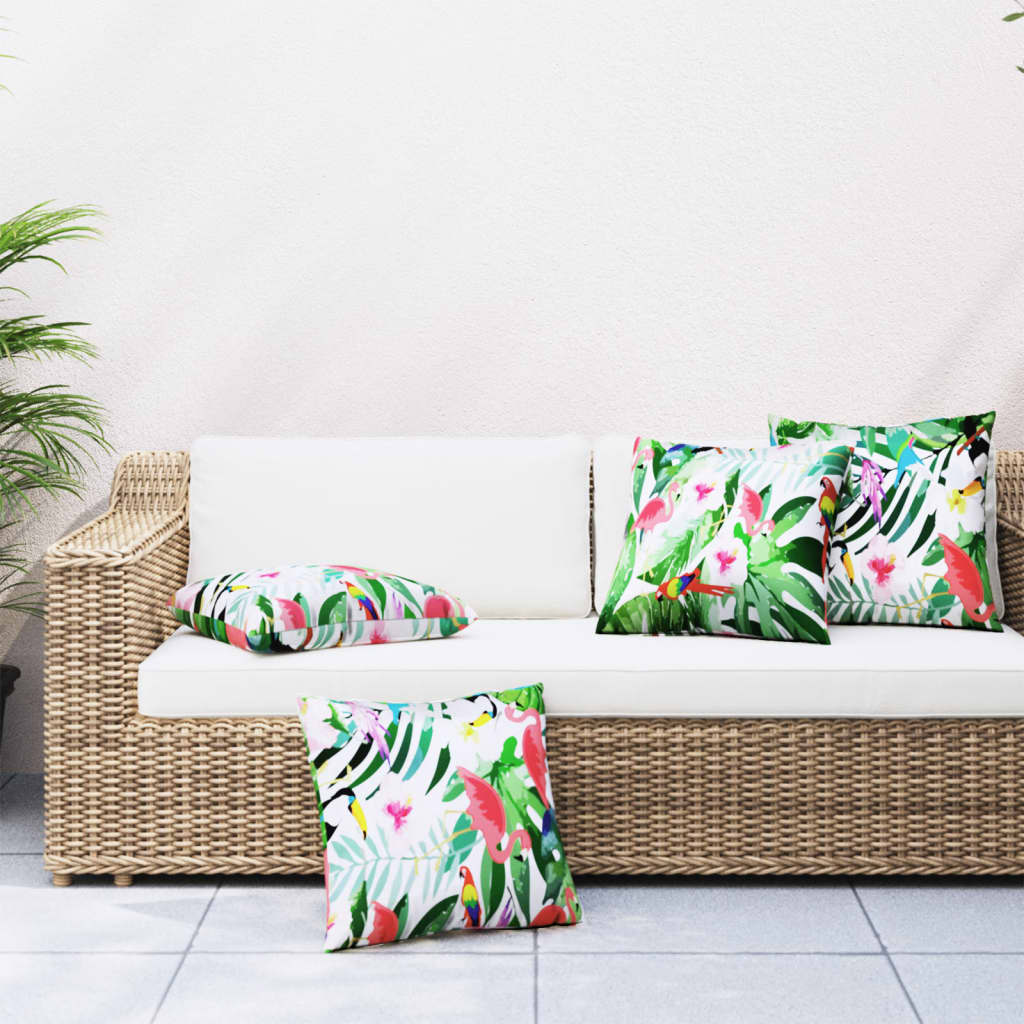 Cuscini decorativi Vidaxl 4 ST 40x40 cm tessuto multilorato