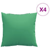 Vidaxl Sofa cushions 4 st 50x50 cm Fabric green